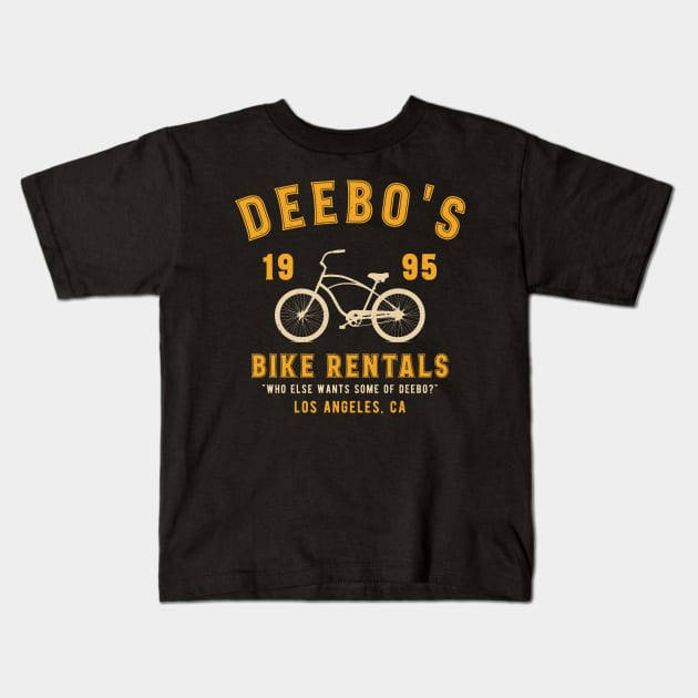 Deebo's Bike Rentals Kids T-Shirt by OniSide